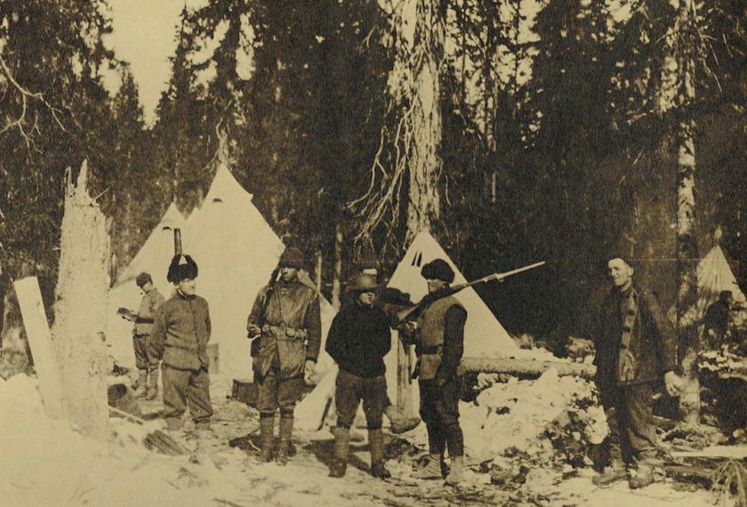 Tents of Co. C 310th Engineers (from Beaumier Center online exhibition)