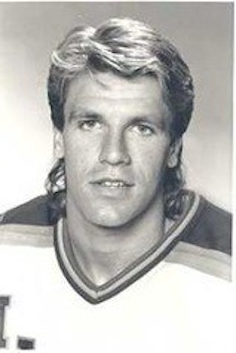 Hiller as a Wildcat (NMU Sports Hall of Fame photo)