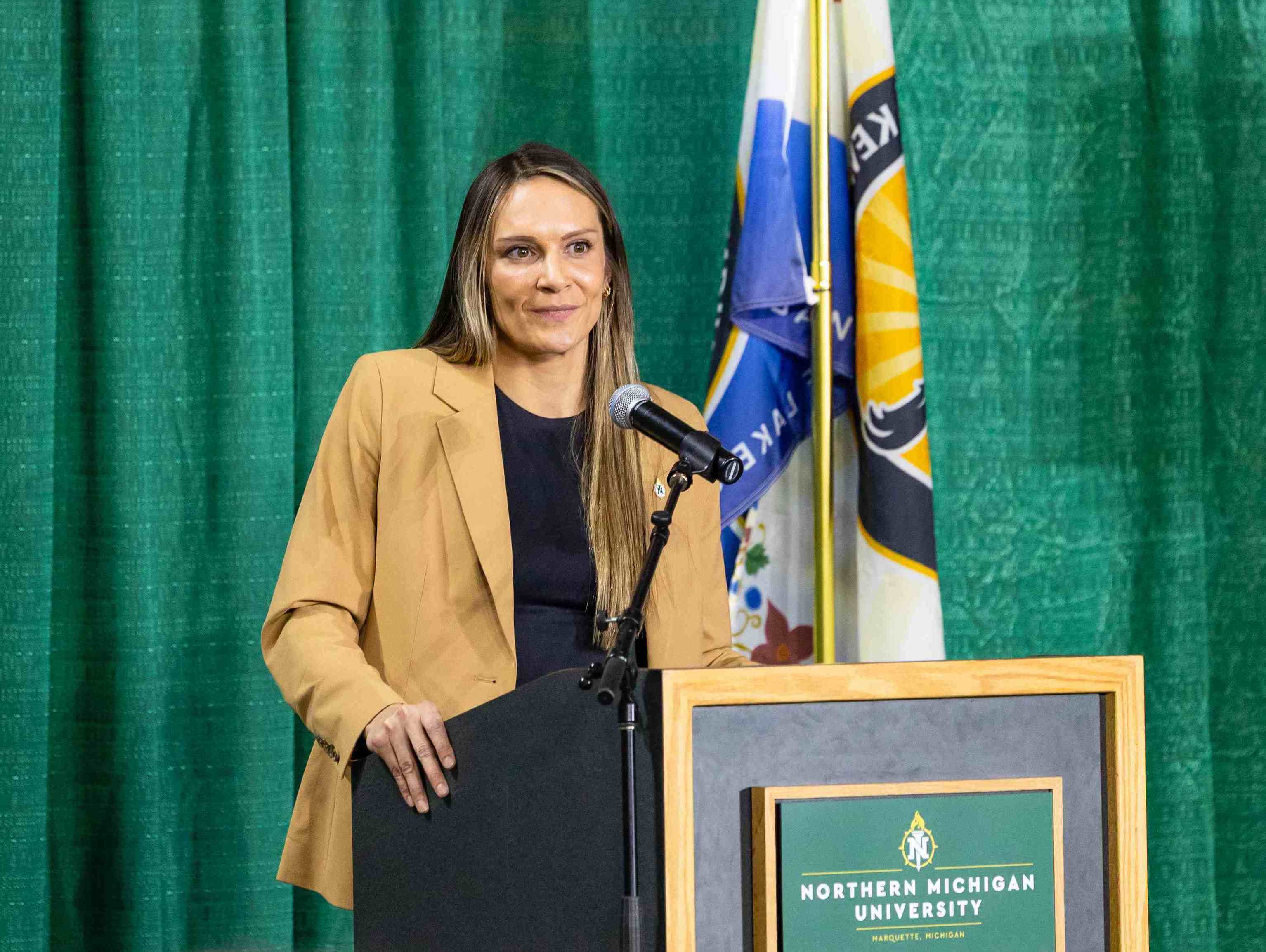 NMU alumna and Trustee Brigitte LaPointe-Dunham