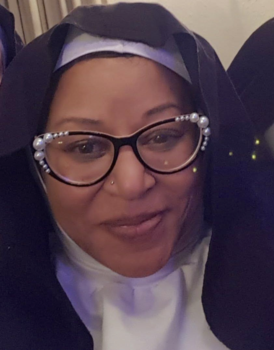 Anderson White as Deloris Van Cartier in a 2020 production of the musical comedy 'Sister Act.'