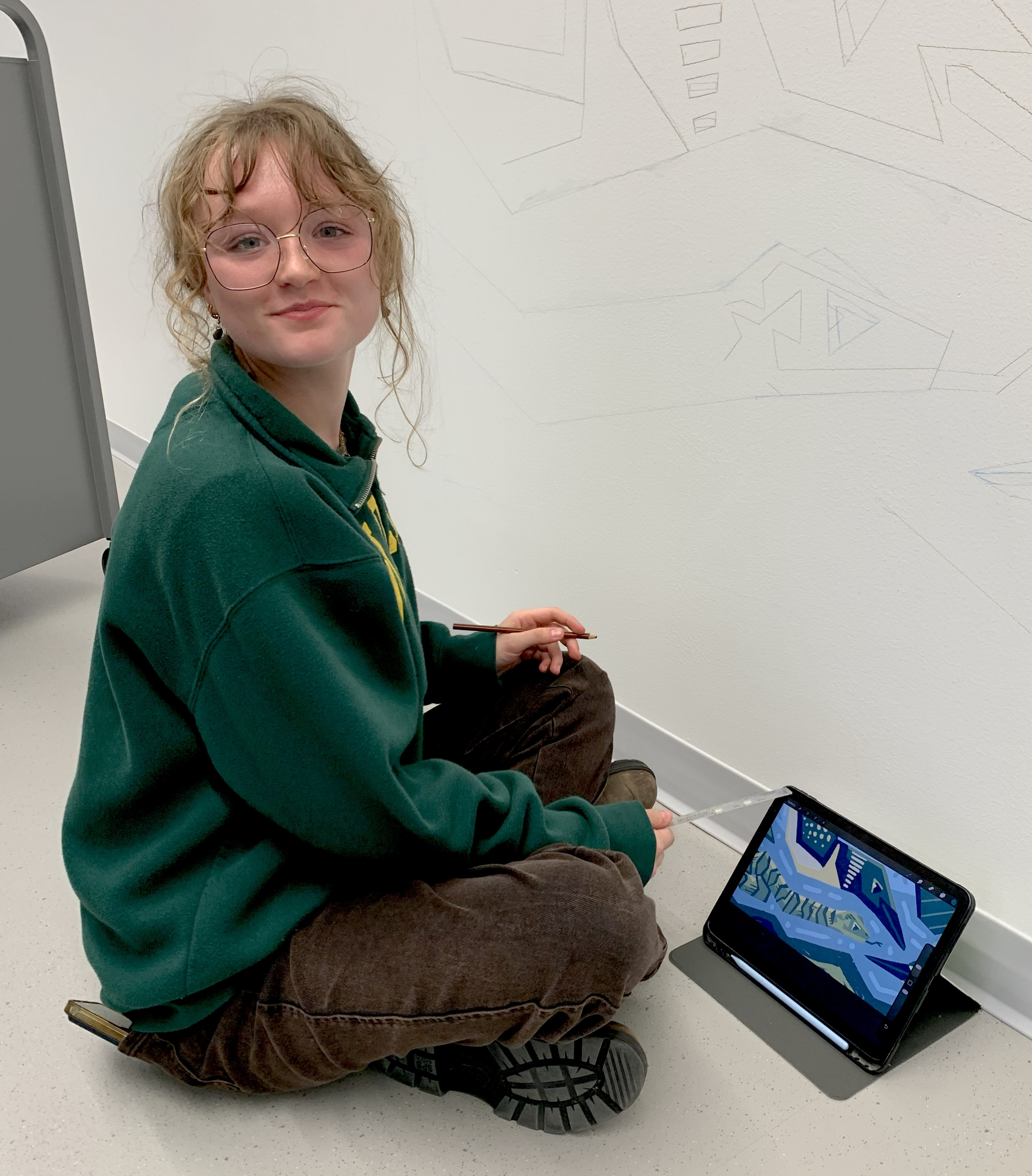 Mural artist Sydney Kuipers