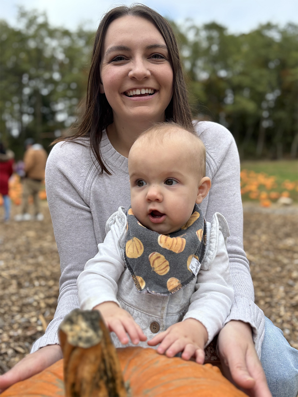 Zander with her daughter, Telyn.