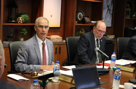 Image of Board Chair Robert Mahaney and President Fritz Erickson