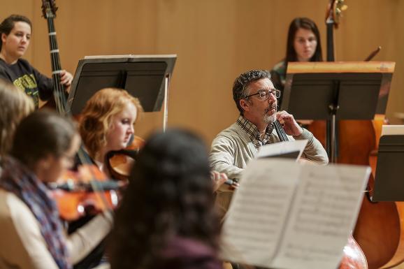 NMU Orchestra stock photo