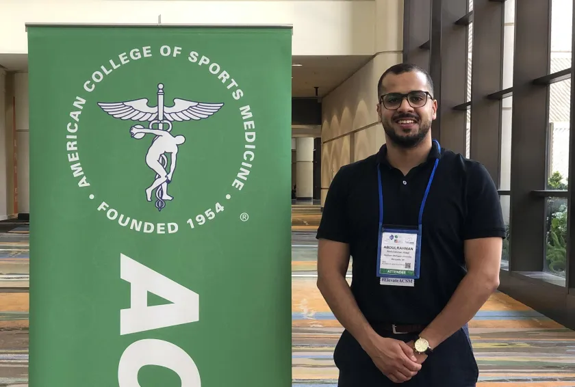Alaqil at the American College of Sports Medicine annual meeting in Orlando earlier this year.