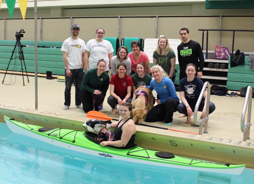 Breen's advanced mechanical kinesiology class' work with Paralympian Kelly Allen was the topic of one presentation