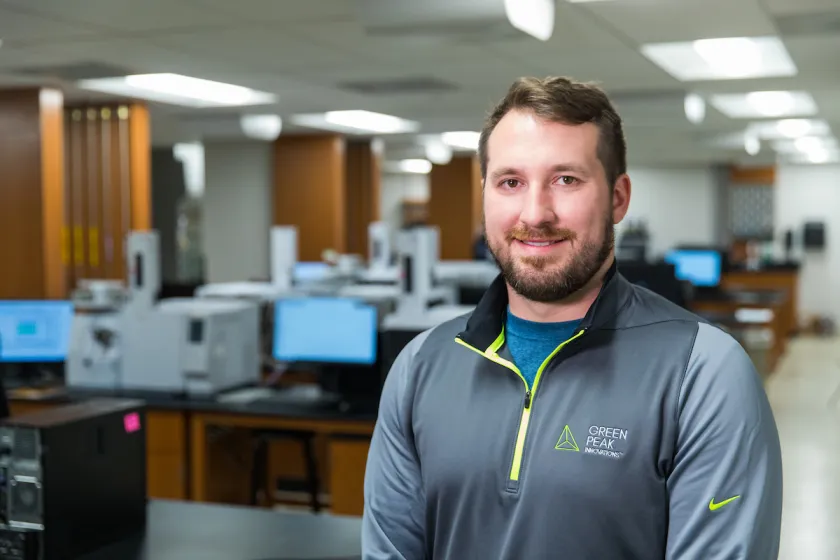 Frisk during his recent visit to NMU.