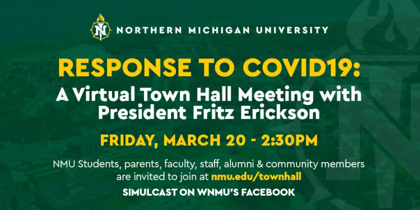 Virtual Town Hall graphic