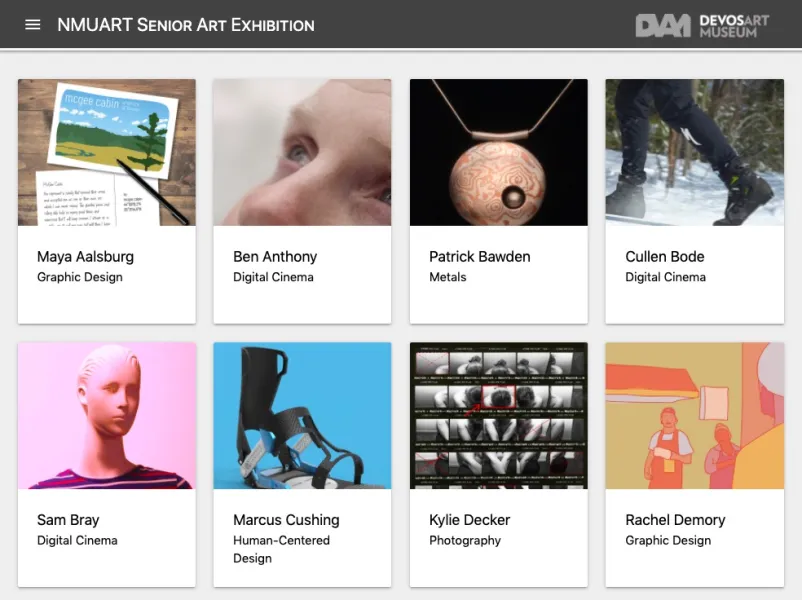 Senior Exhibition website