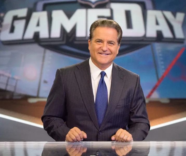 Mariucci on the NFL GameDay set