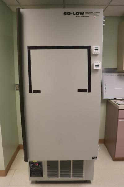 The NMU Health Center's ultra-low freezer