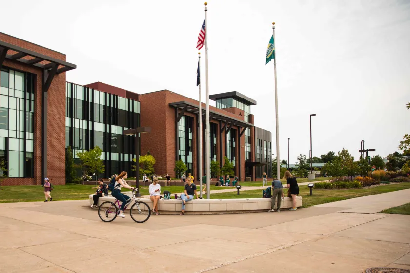 NMU campus stock photo