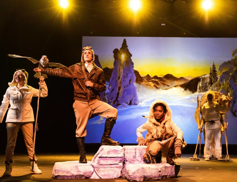 Actors from the recent production of "Above the Timberline."