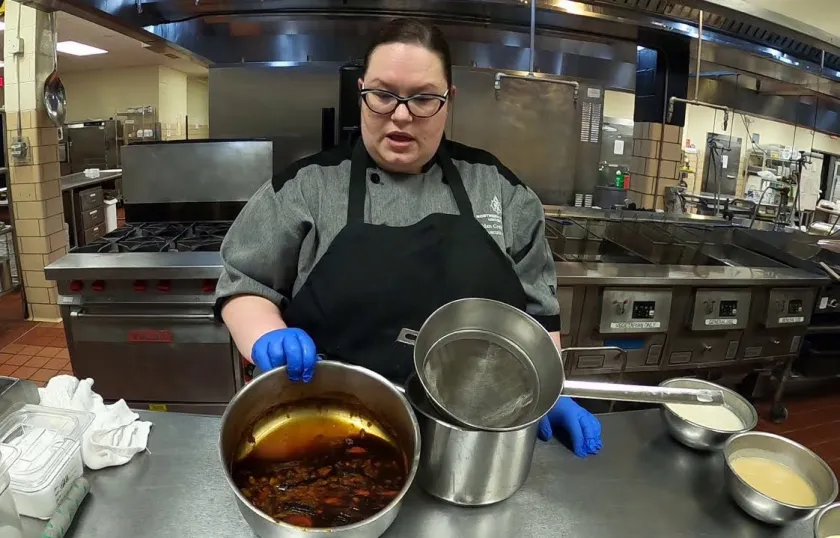 Griffus in the NMU kitchen