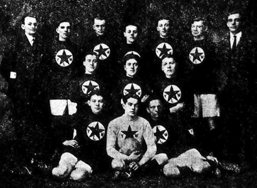 Carl liebknecht Branch, Young workers league, Chicago Soccer Club. Source: The Young Worker.