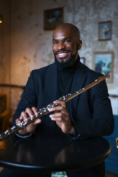 Flutist Adam Sadberry