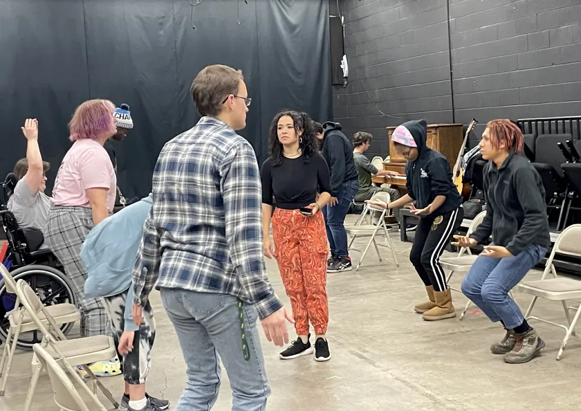 "Finding Home" rehearsal photo