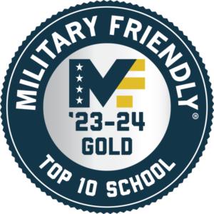 Military Friendly Gold/Top 10 Logo