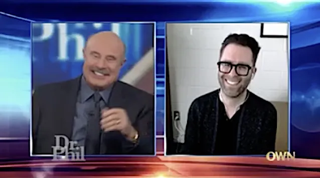 Aumann (right) on 'Dr. Phil'