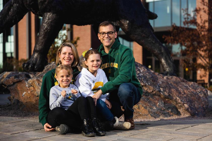 Brock and Kristin Tessman with their daughters