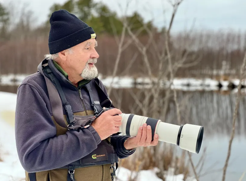 Lindberg in photographer mode last winter