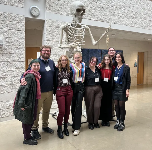 The NMU delegation at the conference