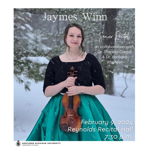 Jaymes Winn recital promo