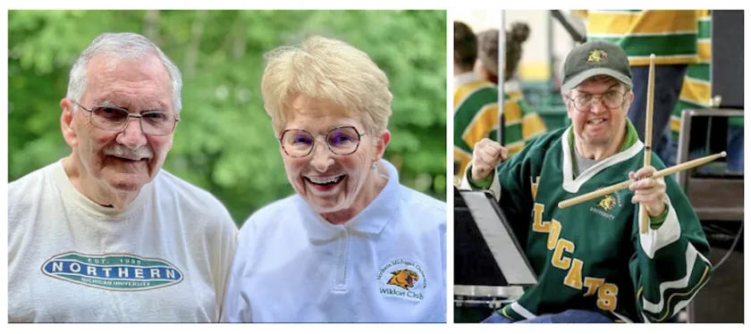 Dennis and Pat Honch; and Todd "Stix" Honch at the drums