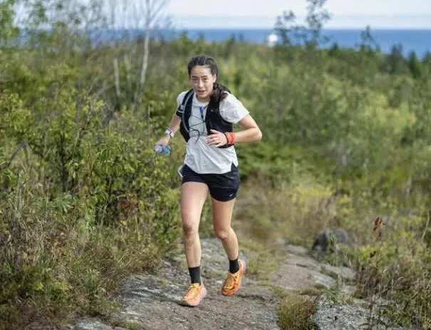 Mia Rucoba in running mode