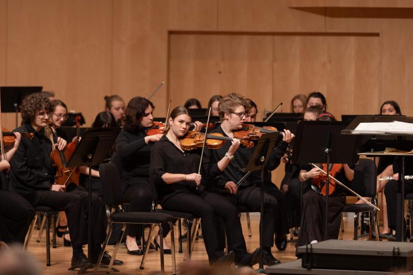 Photo from a previous NMU Orchestra performance