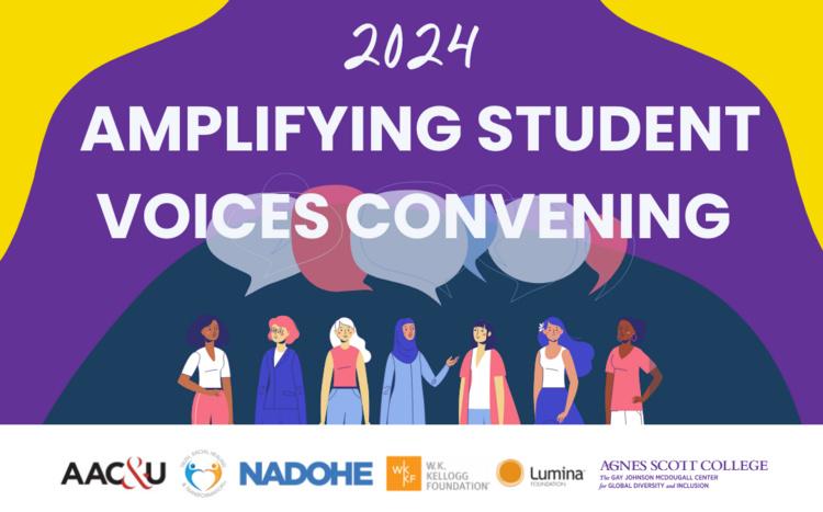 Amplifying Student Voices graphic with partnering organizations