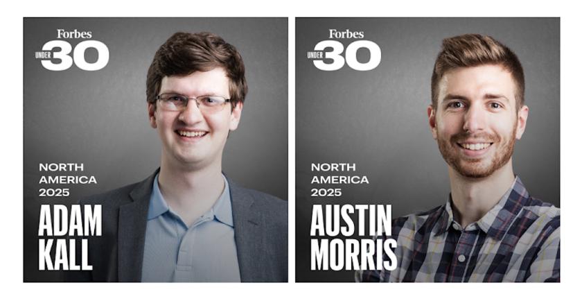 Adam Kall and Austin Morris of Marquette aerospace company Kall Morris Inc.