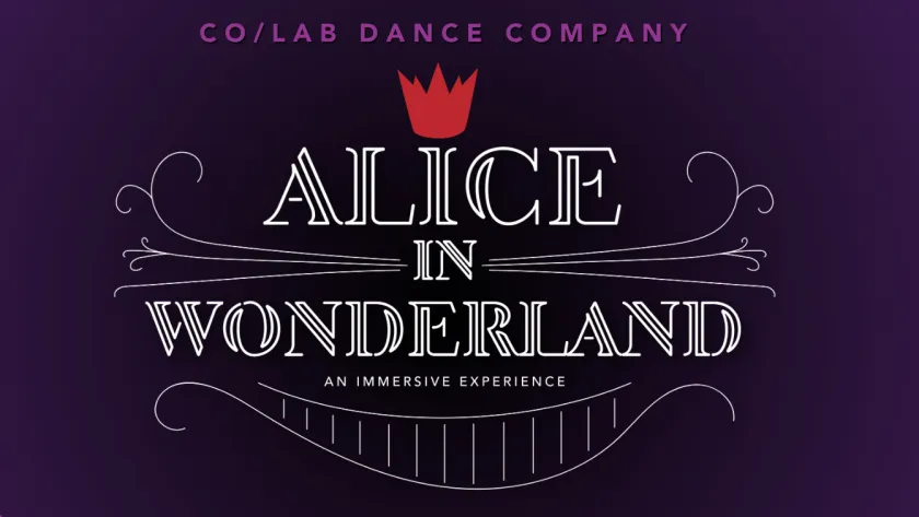 "Alice in Wonderland: An Immersive Experience" graphic