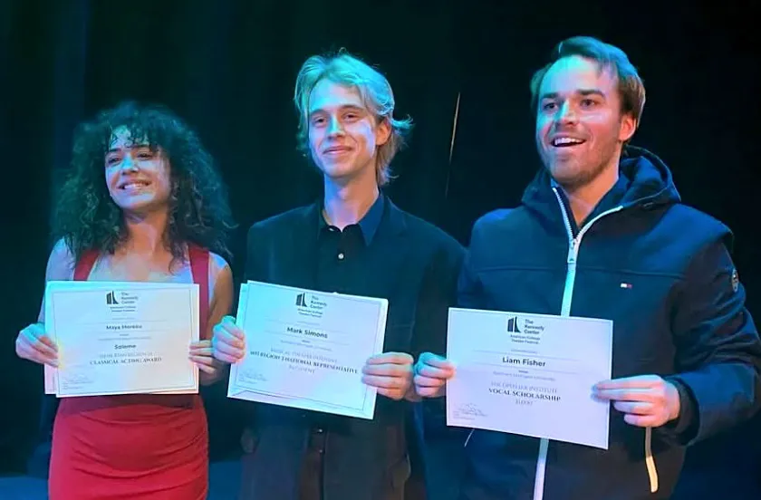 From left: Maya Moreau, Mark Simons and Liam Fisher.