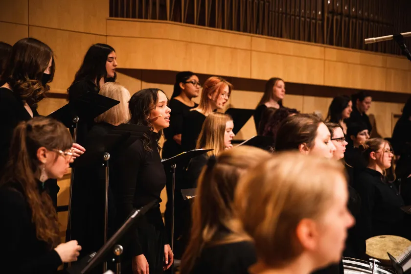 Photo from a past choral concert