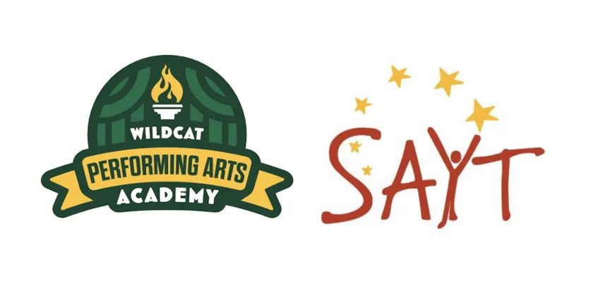 Wildcat Performing Arts Academy and Superior Arts Youth Theater logos to signify the recent merger.