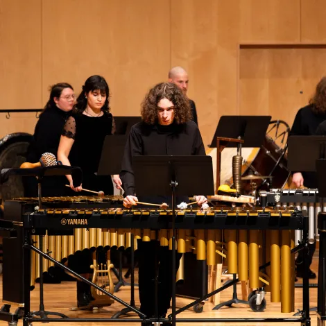 Past percussion ensemble concert
