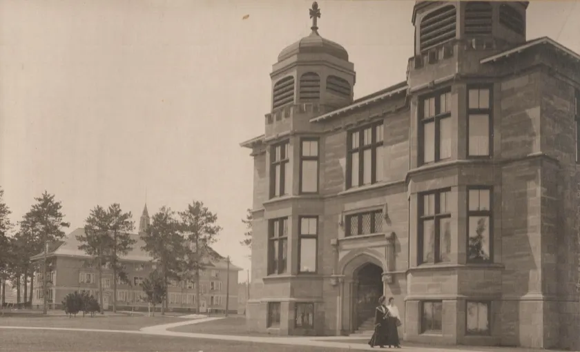 Historic photo of NMU's campus
