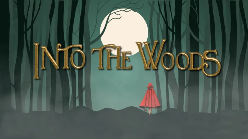"Into the Woods" graphic
