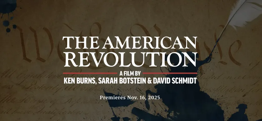 "The American Revolution" graphic