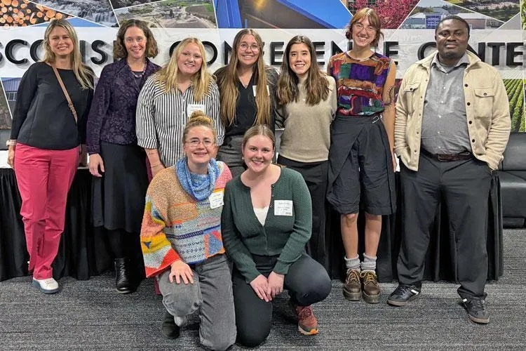 The EEGS delegation at the fall meeting of the West Lakes Division of the American Association of Geographers, hosted by the University of Wisconsin–Milwaukee.