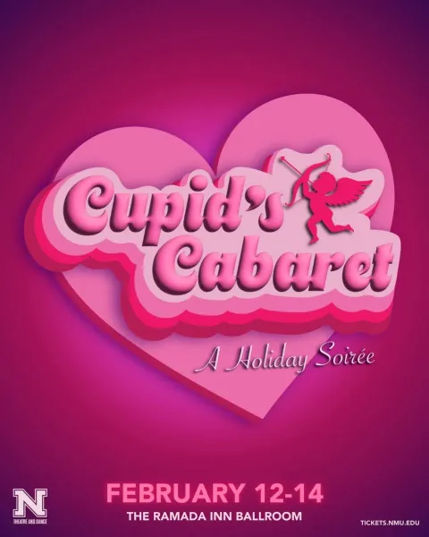 "Cupid's Cabaret" graphic