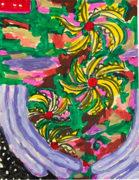 One of Lanctot's paintings for the exhibition