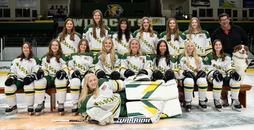 NMU women's hockey team