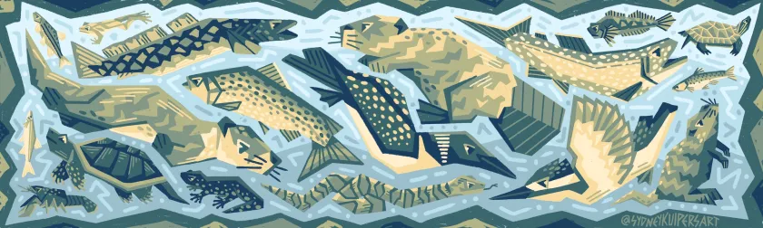 Olson Library Mural Design