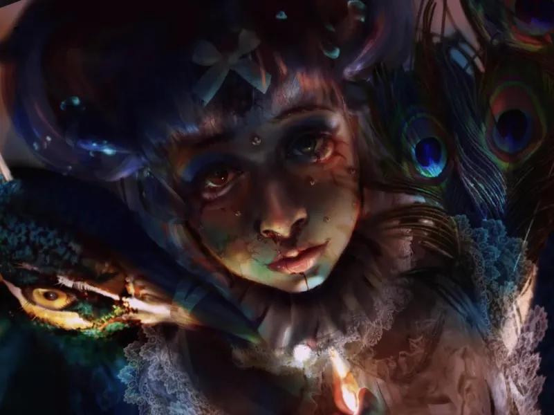 Keziah Arrington's digital painting titled "Testimonial Aftershock"