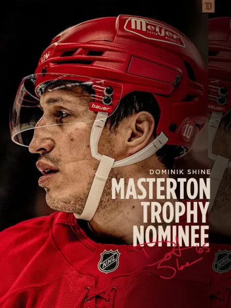 Dominik Shine, 2026 Bill Masterson Memorial Trophy nominee