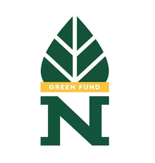 NMU Green Fund graphic with leaf