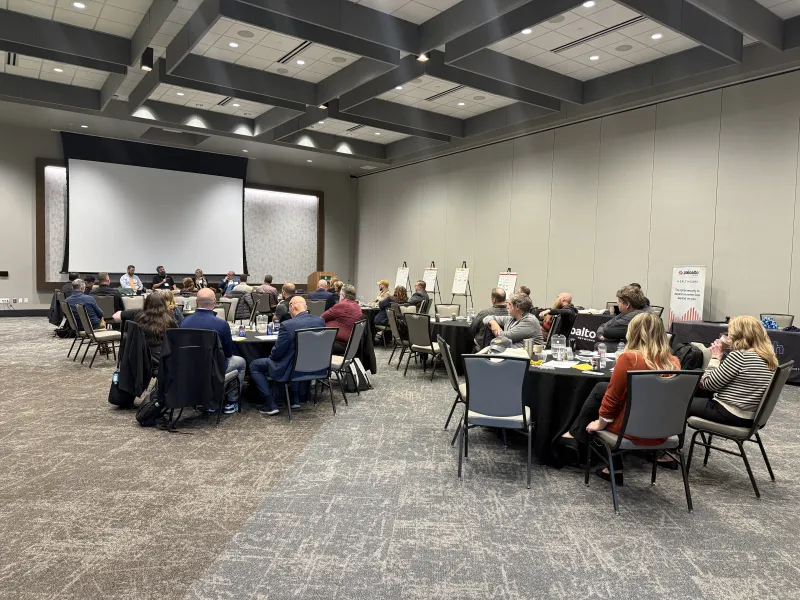 Attendees of the UP Healthcare Cybersecurity Summit listen to a panel discussion