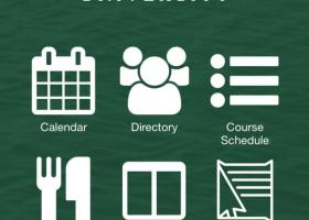 Image of the new NMU app's home screen